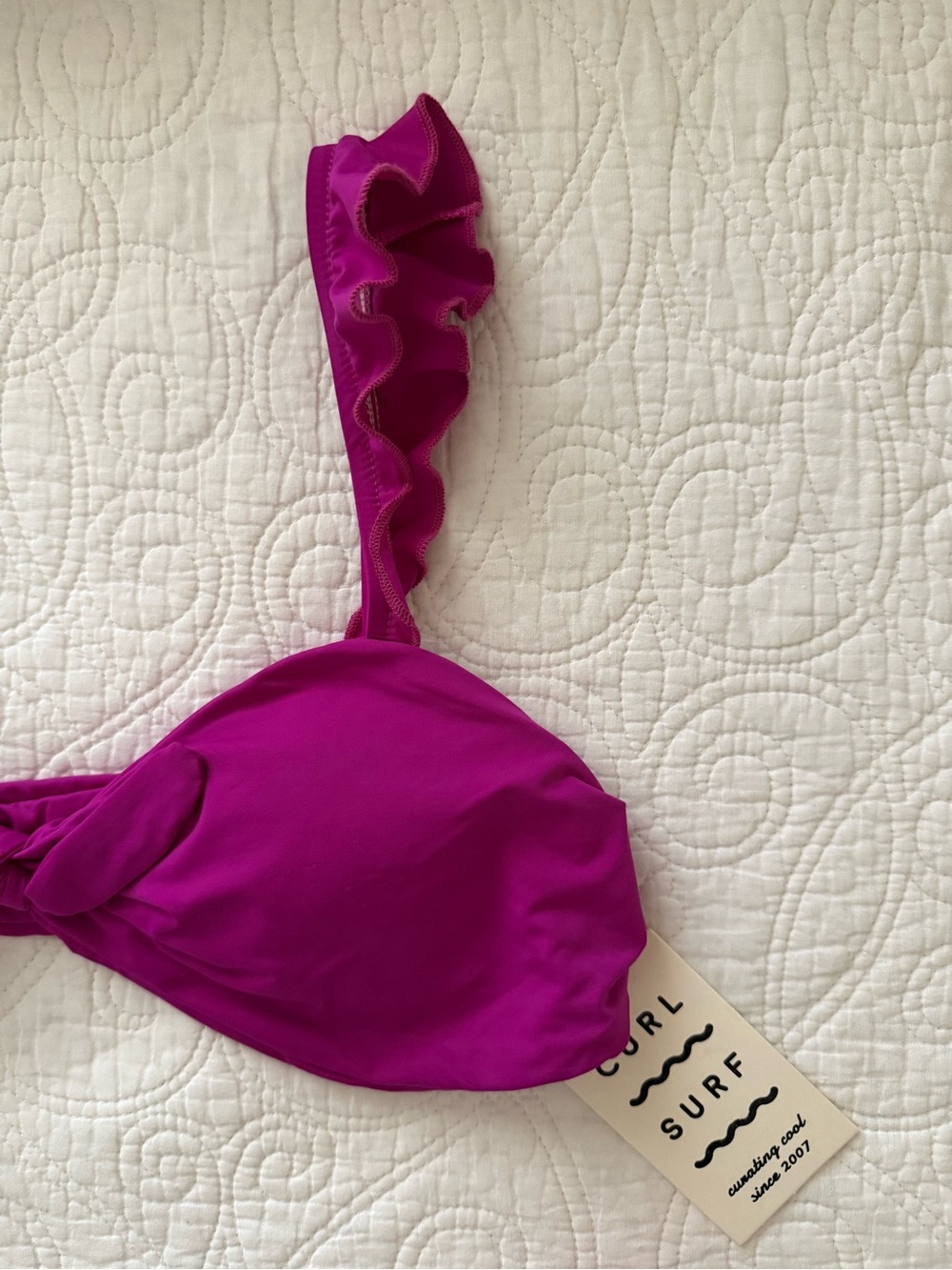 Dippin' Daisy's Magenta Ruffle Strap Bikini Set - Picture 3 of 3